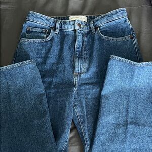 Denim Forum Women’s Deep Blue Straight Jeans